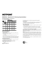 Предварительный просмотр 2 страницы Hotpoint NBXR333GG Dimension Manual