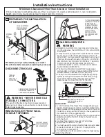 Preview for 2 page of Hotpoint NBXR333GGWW - 6.0 cu. Ft. Gas Dryer Installation Instructions Manual