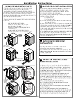 Preview for 6 page of Hotpoint NBXR333GGWW - 6.0 cu. Ft. Gas Dryer Installation Instructions Manual