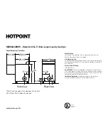 Hotpoint NBXR463GBWW Dimension Manual предпросмотр