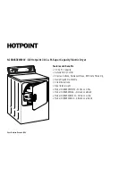 Предварительный просмотр 2 страницы Hotpoint NJSR453EWWW Installation Information