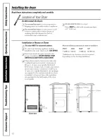 Preview for 12 page of Hotpoint NLL113 Owner'S Manual And Installation Instructions