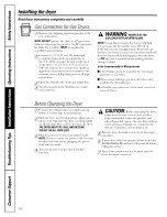 Preview for 16 page of Hotpoint NLL113 Owner'S Manual And Installation Instructions