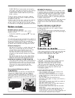 Предварительный просмотр 13 страницы Hotpoint NMBL 19 Series Operating Instructions Manual