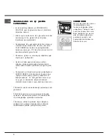 Предварительный просмотр 6 страницы Hotpoint NMTL 1915 FW (TK)/HA Operating Instructions Manual