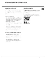 Preview for 13 page of Hotpoint NMTM 191 F TK Operating Instructions Manual