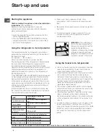 Предварительный просмотр 6 страницы Hotpoint NRFAA50 Series Operating Instructions Manual