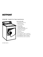 Предварительный просмотр 3 страницы Hotpoint NVL333EYAA Specification