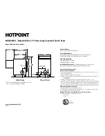 Preview for 1 page of Hotpoint NVLR223EG Dimension Manual