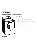 Preview for 3 page of Hotpoint NVLR223GG Dimension Manual