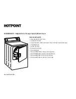 Предварительный просмотр 3 страницы Hotpoint NVLR333EVWW Specification