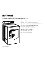 Предварительный просмотр 3 страницы Hotpoint NVLR333GECC Dimension Manual