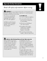 Предварительный просмотр 3 страницы Hotpoint NWSR473 Owner'S Manual