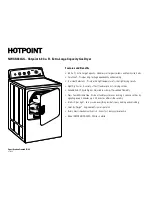 Preview for 3 page of Hotpoint NWXR483GGWW Specifications