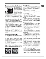 Предварительный просмотр 45 страницы Hotpoint OK 1037ELDP.20 X/HA S Operating Instructions Manual