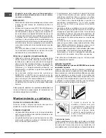 Предварительный просмотр 70 страницы Hotpoint OK 1037ELDP.20 X/HA S Operating Instructions Manual