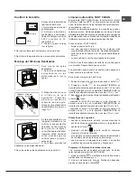 Предварительный просмотр 71 страницы Hotpoint OK 1037ELDP.20 X/HA S Operating Instructions Manual