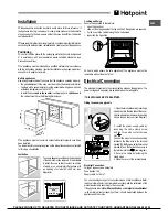 Предварительный просмотр 5 страницы Hotpoint OSD89EDE Operating Instructions Manual