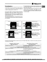 Предварительный просмотр 7 страницы Hotpoint OSD89EDE Operating Instructions Manual