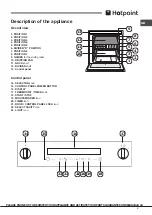 Preview for 3 page of Hotpoint OSH89ED Operating Instructions Manual