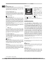 Предварительный просмотр 10 страницы Hotpoint OSHS89ED Operating Instructions Manual