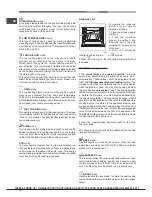 Предварительный просмотр 10 страницы Hotpoint OSHS89EDP Operating Instructions Manual