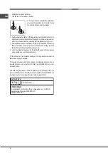 Preview for 6 page of Hotpoint PAN 642 IX/H Operating Instructions Manual