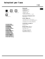 Hotpoint PH 640 M/HA Instructions For Use Manual preview