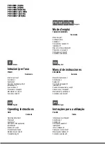 Hotpoint PH 940MS IX/HA Operating Instructions Manual preview