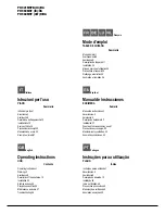 Hotpoint PH 941MSTB (IX)/HA Operating Instructions Manual предпросмотр