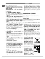 Предварительный просмотр 42 страницы Hotpoint PH 941MSTB (IX)/HA Operating Instructions Manual