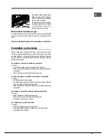 Предварительный просмотр 43 страницы Hotpoint PH 941MSTB (IX)/HA Operating Instructions Manual