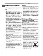 Предварительный просмотр 56 страницы Hotpoint PH 941MSTB (IX)/HA Operating Instructions Manual