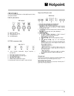 Предварительный просмотр 15 страницы Hotpoint PHVP 6.4F AL K Instructions For Use Manual