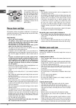 Предварительный просмотр 10 страницы Hotpoint PKL 641 EX Operating Instructions Manual