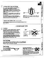 Предварительный просмотр 9 страницы Hotpoint RB524 Use And Care & Installation Instructions Manual