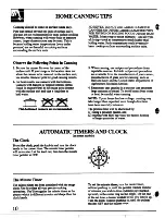 Предварительный просмотр 10 страницы Hotpoint RB524 Use And Care & Installation Instructions Manual