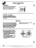 Предварительный просмотр 12 страницы Hotpoint RB524 Use And Care & Installation Instructions Manual