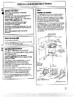 Предварительный просмотр 27 страницы Hotpoint RB524R Use And Care & Installation Instructions Manual