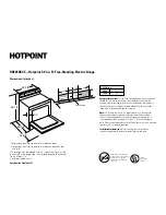 Preview for 1 page of Hotpoint RB525BCCT Dimension Manual