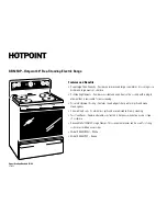 Preview for 2 page of Hotpoint RB525DP Specifications