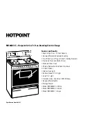 Preview for 2 page of Hotpoint RB536BCCT Installation Information