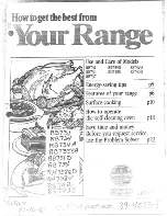 Preview for 1 page of Hotpoint RB731 Use And Care Manual