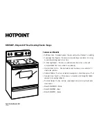 Preview for 2 page of Hotpoint RB758DP Specification