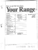 Preview for 1 page of Hotpoint RB761G Use And Care Manual