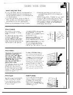 Предварительный просмотр 15 страницы Hotpoint RB787 Use And Care Manual