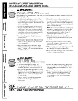 Preview for 6 page of Hotpoint RB787BC2BB and Owner'S Manual And Installation Instructions