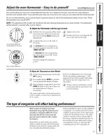 Preview for 19 page of Hotpoint RB787BC2BB and Owner'S Manual And Installation Instructions