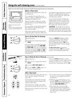 Preview for 20 page of Hotpoint RB787BC2BB and Owner'S Manual And Installation Instructions