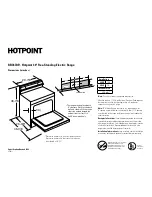 Hotpoint RB787DP Datasheet preview